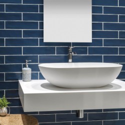 Blue bathroom package